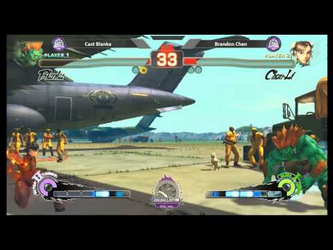 EGL 10K 2015 USF4 Singles -- Cast Blanka vs Brandon Chun