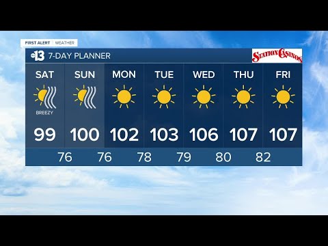 13 First Alert Las Vegas morning forecast | August 21, 2021