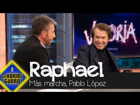 Raphael le pide más marcha a Pablo López en su próximo trabajo - El Hormiguero