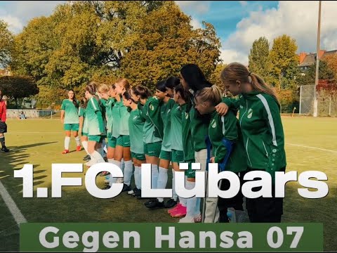 Spielszenen Hansa07 gegen den 1.FC Lübars / C-Juniorinnen vom 14.10.2023