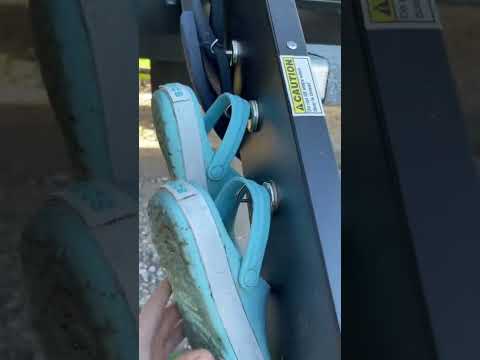 Use these magnetic hooks to hang wet flip flops, crocs, or shoes on your RV steps. #rvtipsandtricks