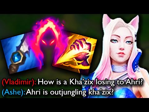 I made the enemy surrender at 15 minutes with Ahri Jungle