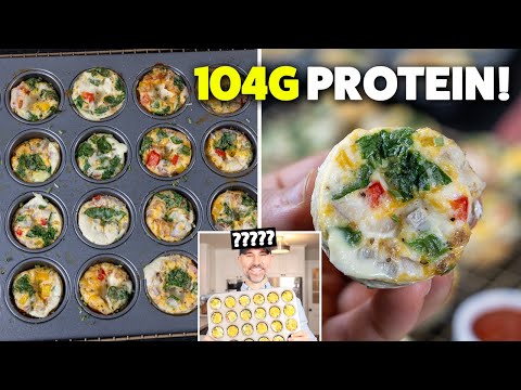 Easy Egg White Bites | Cheap High Protein Breakfast Idea