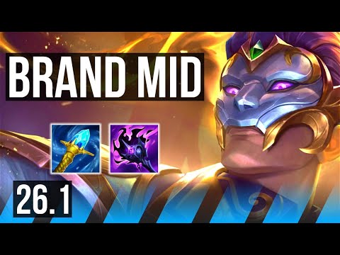 BRAND vs FIZZ (MID) | EUW Diamond | 26.1