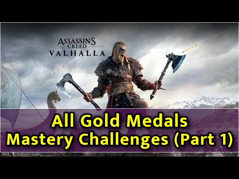 Assassin's Creed Valhalla - All Mastery Challenge (Part 1) Gold Medals