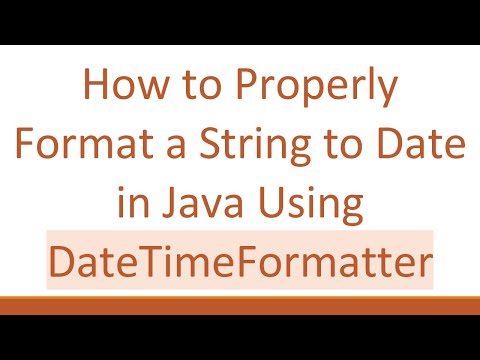 How to Properly Format a String to Date in Java Using DateTimeFormatter