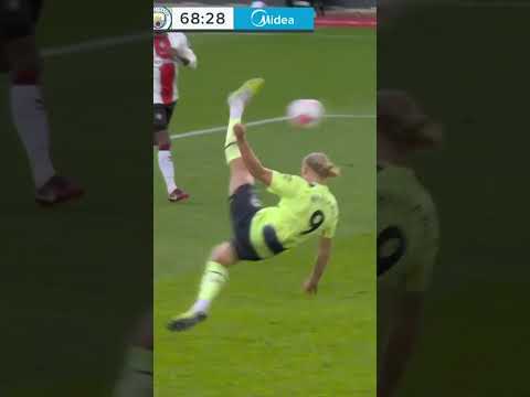 Erling Haaland Bicycle Kick Goal #shorts