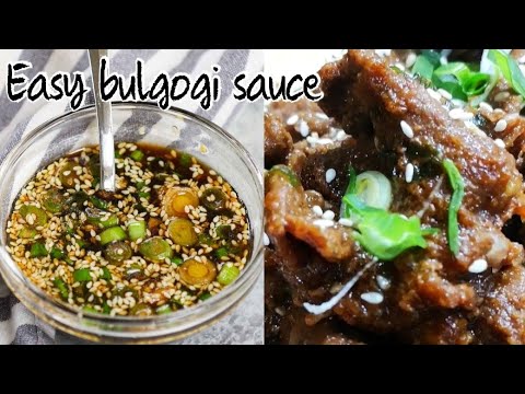 How to make bulgogi sauce | Quick and easy bulgogi recipe