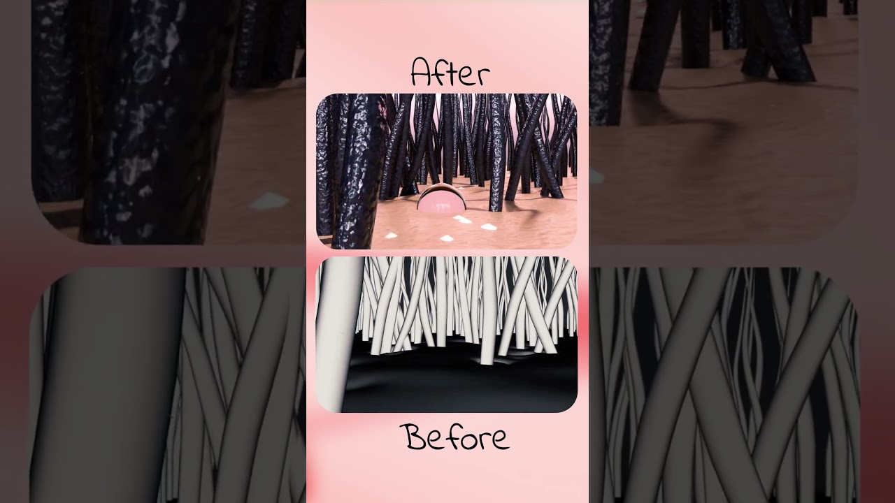 Before and after rendering. #3d #beauty #cosmetics #blender #beautyproducts #3danimation