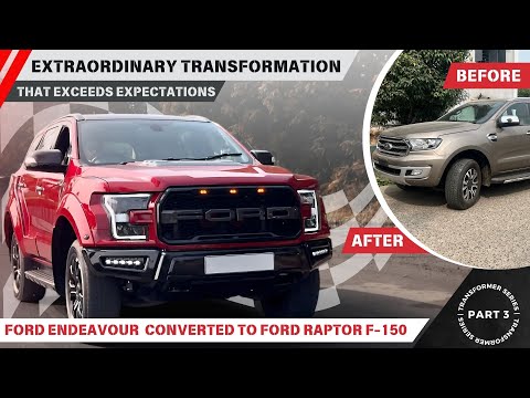 Ford Endeavor to Raptor F150 | Extensive body kit conversion and Full-body paint job | Tinkr