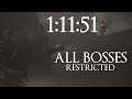 Dark Souls III | All Bosses Restricted | Mon PB dont je suis le plus fier | 1:11:51