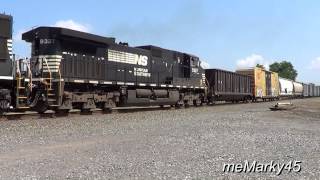 preview picture of video 'Norfolk Southern 11R SB. Sunbury,Pa. 7-11-12'