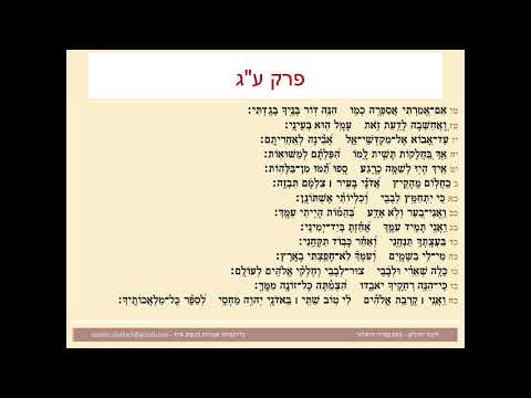 תהילים פרק עג, Psalm 73 נוסח ספרדי ירושלמי