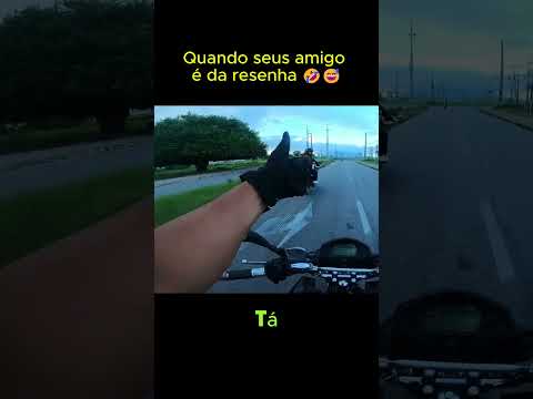 Resenha com amigos no rolé 🤣😅 #moto #motovlog #motovlogbrasil