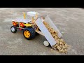 How To Make Dump Tractor At Home Diy Matchbox Dump Tractor Trolley