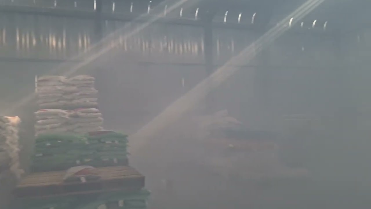 Fogging storage warehouse