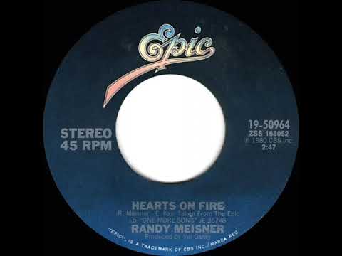 1981 HITS ARCHIVE: Hearts On Fire - Randy Meisner (stereo 45)