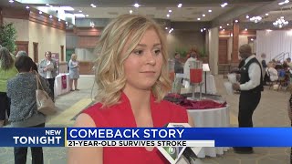 21-year-old survives stroke