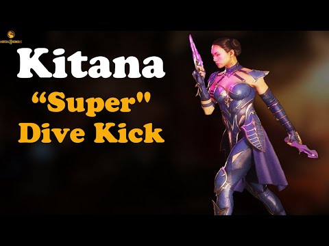 Kitana's "Super" Dive Kick (new move/tech): Mortal Kombat 11