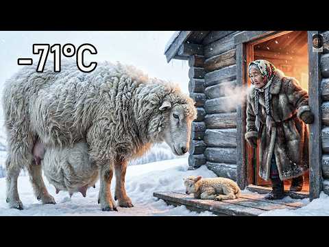 Fire vs. 11 Wolves: 89-Year-Old Widow Saves Sheep in -71°C Temperatures | Life in Yakutia