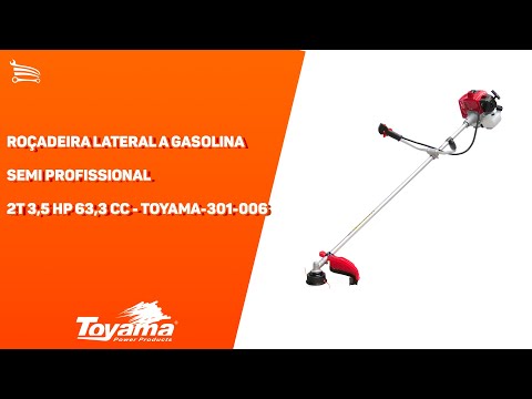 Roçadeira Lateral a Gasolina Semi Profissional TBC63 2T 3,5 Hp 63,3 CC - Video