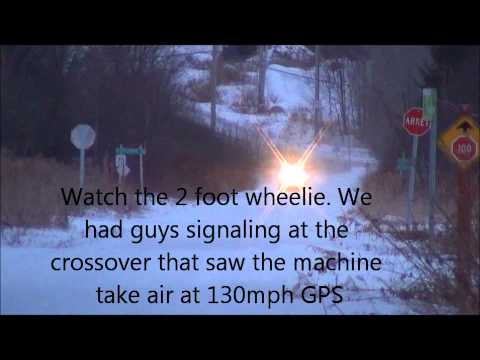 TD 4 stage on 91 Top speed testing in snow