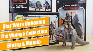 TVC Blurrg and The Mandalorian (VC335) 3.75" set - Star Wars TVC Unboxing