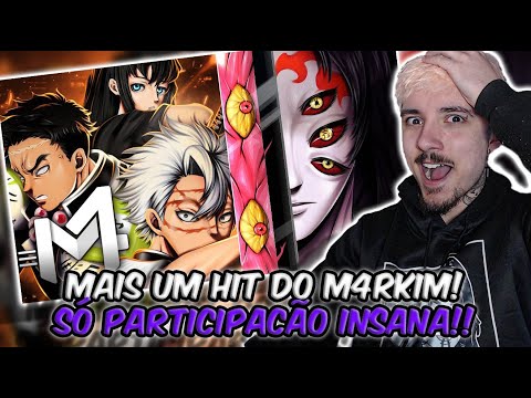 (UMA OBRA DE ARTE!) REAGINDO ao Hashiras x Kokushibou (Kimetsu no Yaiba) - Castelo Infinito | M4rkim