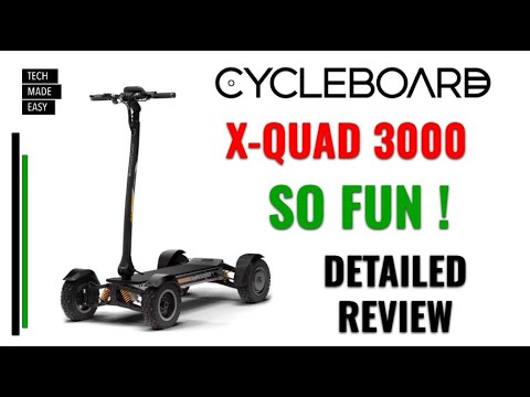 🔥 QUAD SCOOTER  CycleBoard X Quad 3000 4 wheel scooter