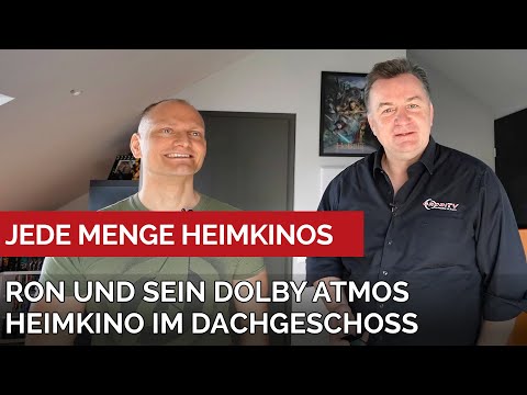 7.1.2 - so hat Ron das Dolby Atmos System und sein Heimkino im Dachgeschoß eingerichtet. #dolbyatmos