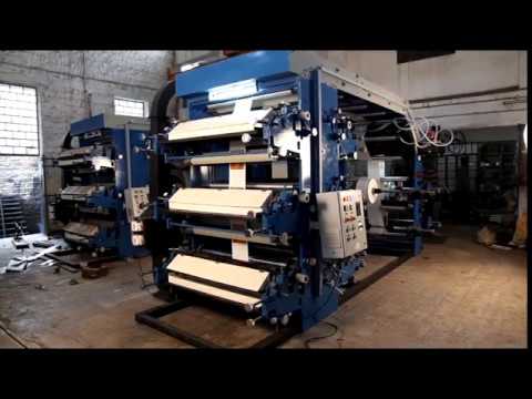 4 Color Standard Flexographic Printing Machine