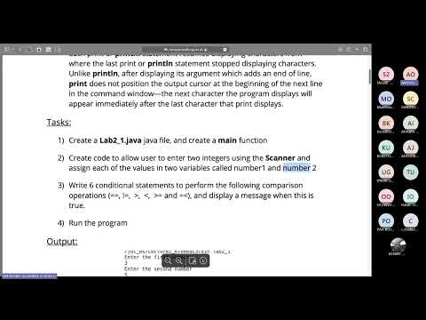 Java Lab 2 Logic