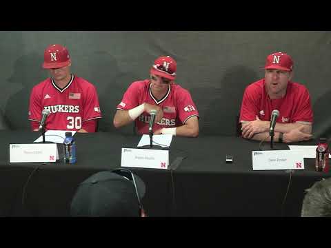 NCAA Baseball OKC Regional - Game 5: Nebraska Postgame (06.02.19)