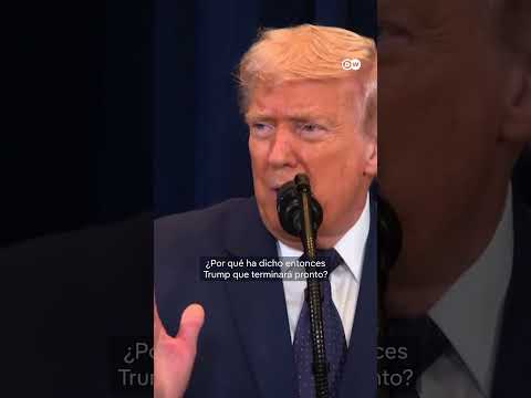 Donald Trump está enviando señales contradictorias sobre su plan para poner fin a la guerra en Irán