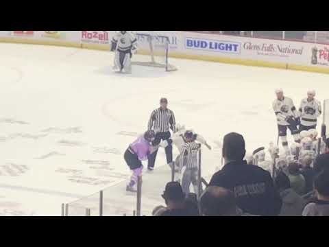 Alex Carrier Vs Imama ECHL Fight