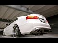 Audi s5 - очень интересный звук выхлопа 