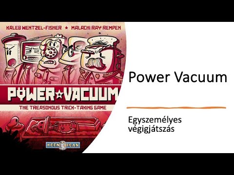 Power Vacuum - Egyszemélyes játék - Robert SoloPlay