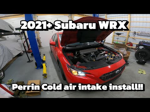 2021-2025 Subaru WRX Perrin cold air intake install and sound test!!!