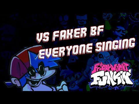 Friday Night Funkin' - Confronting Yourself but literally EVERYBODY sings it