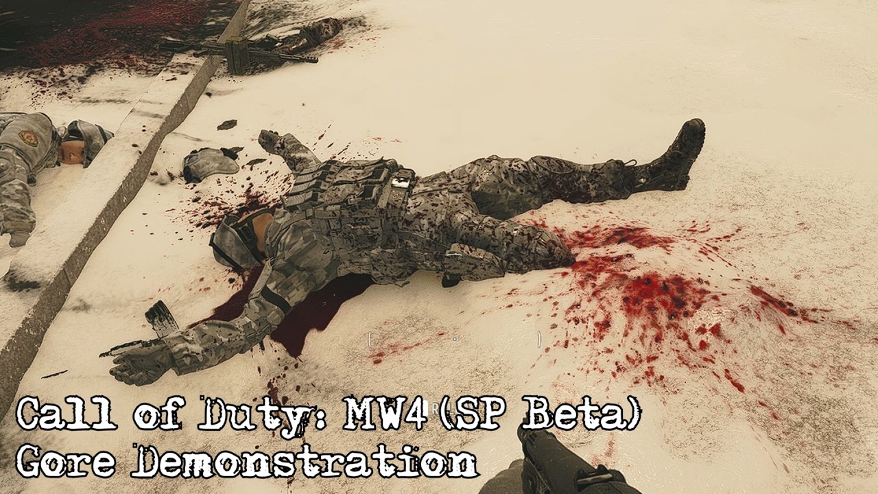 Call of Duty: Modern Warfare 4 (SP Beta) - Gore Demonstration