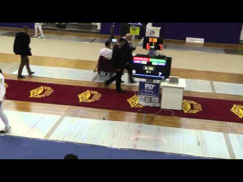 Fencing GP Women Epee Individual Budapest 2013 T32 piste blue 01 SHEMYAKINA Yana UKR vs PANTELYEYEVA Kseniya UKR