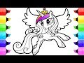 My Little Pony Coloring Book Pages Cadence | How to Draw and Color My Little Pony Movie 2017 Cadence