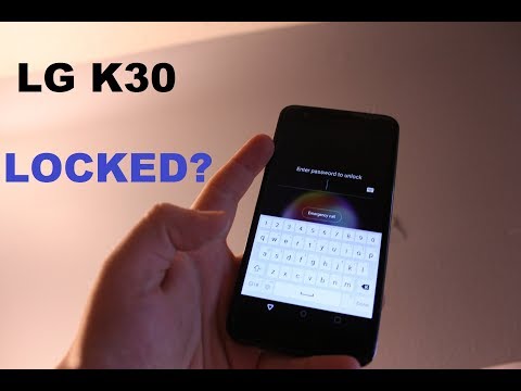LG K30 How to reset forgot screen lock  (password , pattern, fingerprint...) HARD RESET
