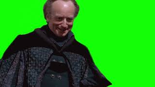 Palpatine "we will watch your career with great interest" Star Wars green screen