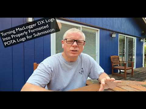 Turning MacLogger DX Logs into POTA Log Files for Submission