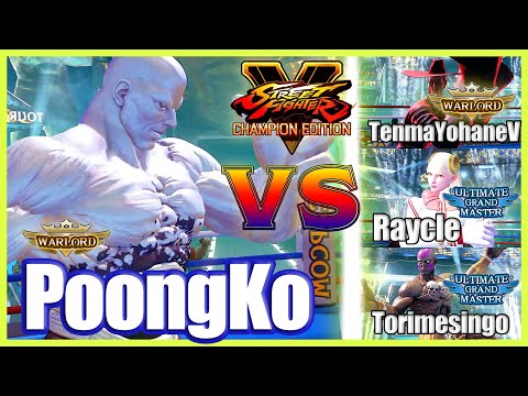 SFV CE 👊🏻 PoongKo (Seth) vs TenmaYohaneV (Fang) & Raycle (Karin) & Torimesingo (Dhalsim) FT2 SF5