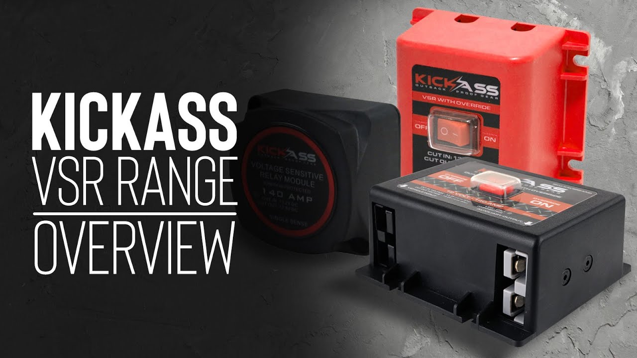 Watch detailed video of KickAss 12 Volt 50 amp VSR Relay for Dual Battery System