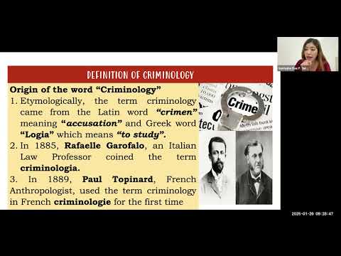 Criminology Area Summarized Topics for Februay 2025