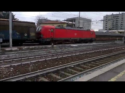 E191 016 DB con merci - Milano Greco - 15/1/2021