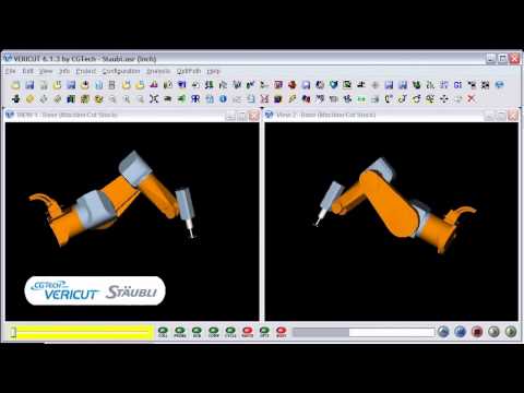 KUKA robot – VERICUT Composite Simulation (VCS)